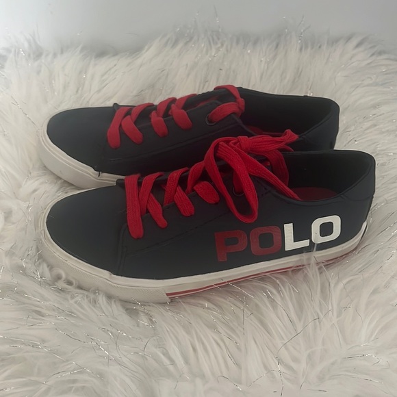 Polo Ralph Lauren Other - Polo Canvas Sneakers with Longwood Logo Kids size 1